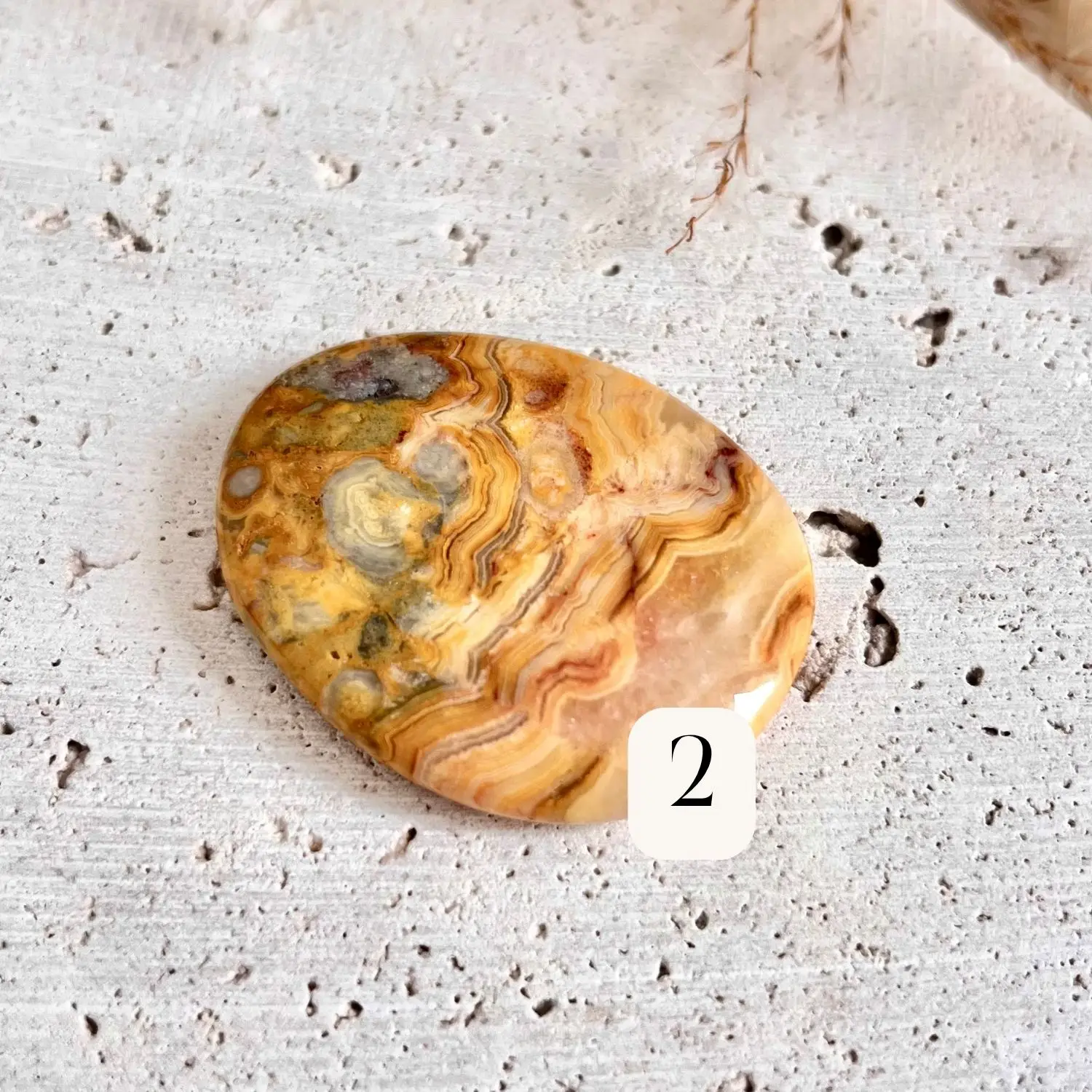 pierre naturelle agate crazy lace aux bienfaits de joie d'abondance et de dynamisme. mineraux de lithothérapie
