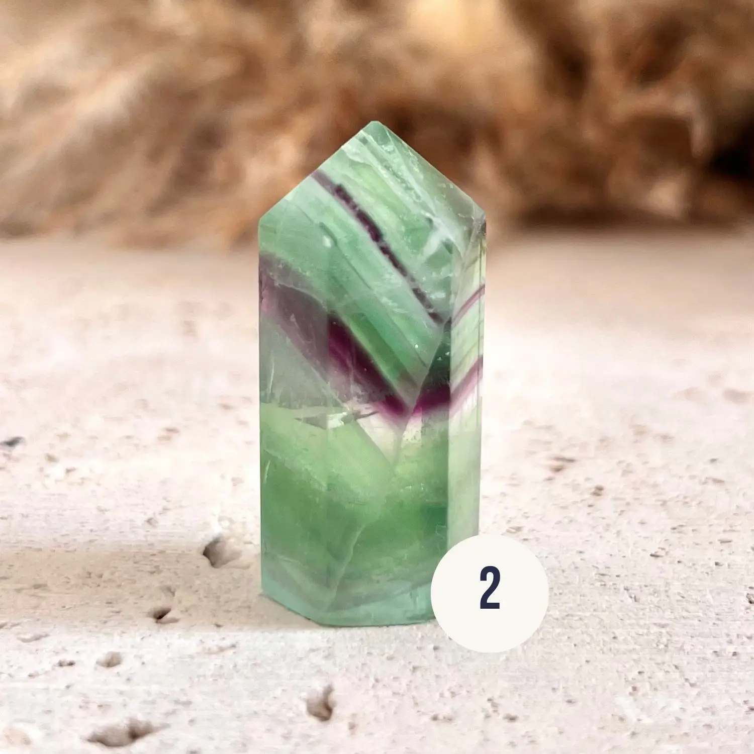 pointe en fluorite dans votre boutique de lithothérapie en ligne mineralissime