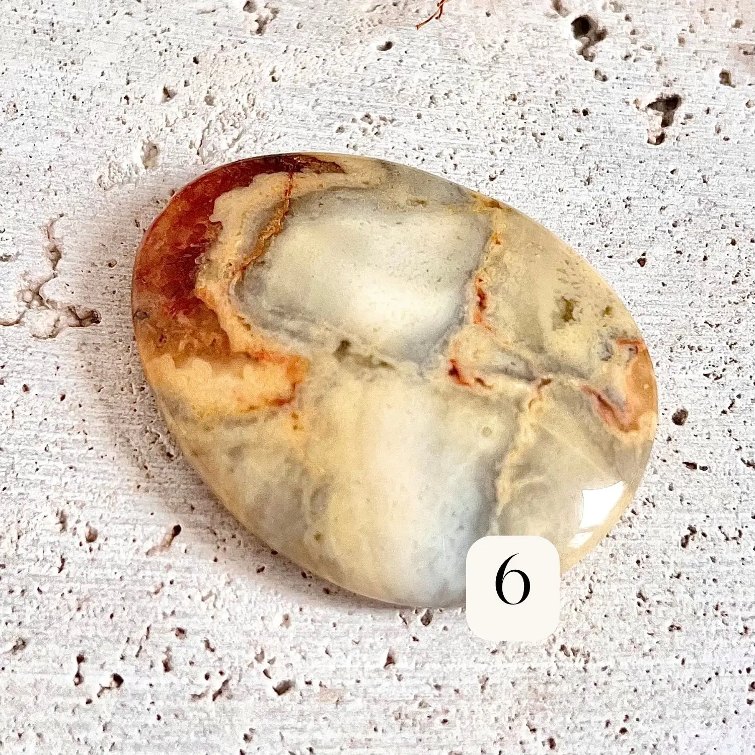 pierre naturelle agate crazy lace aux bienfaits de joie d'abondance et de dynamisme. mineraux de lithothérapie