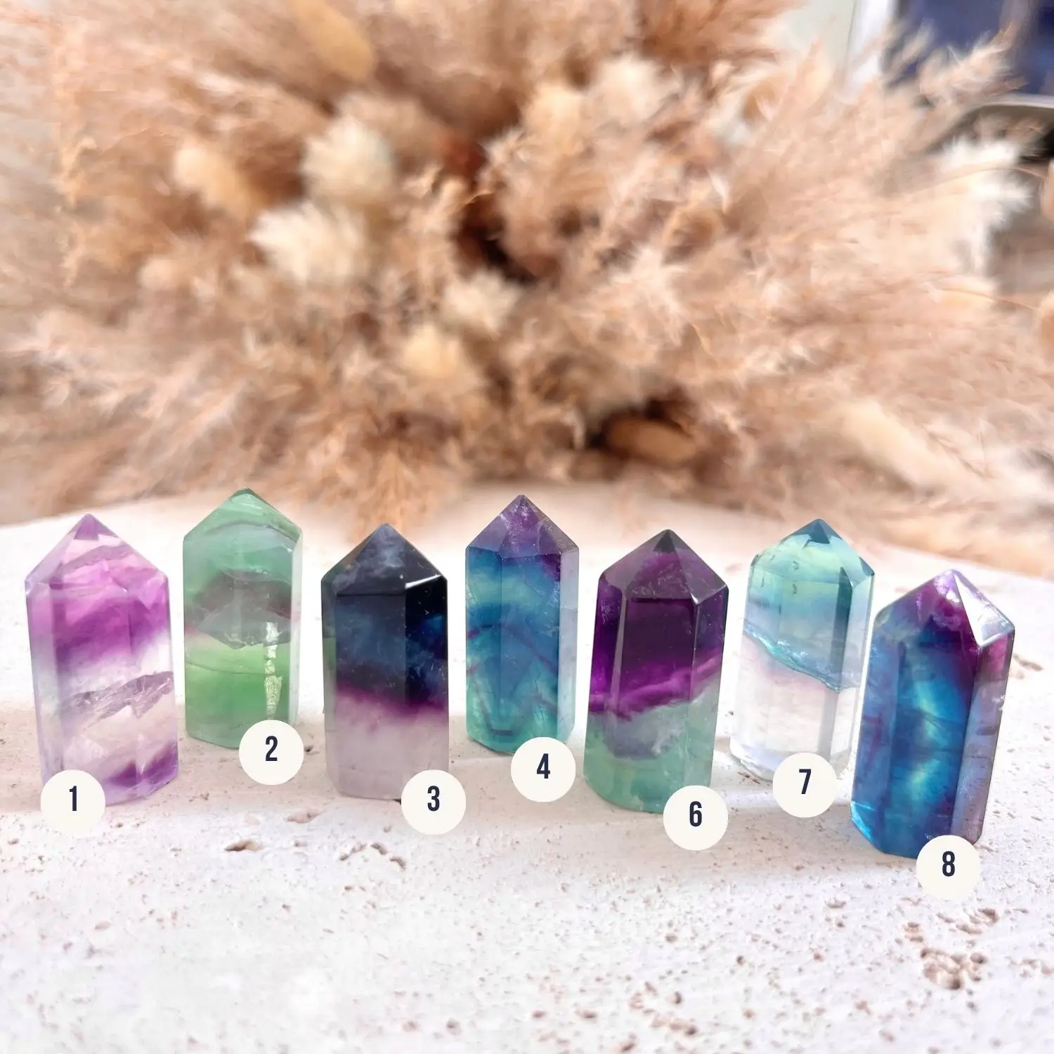 pointe en fluorite dans votre boutique de lithothérapie en ligne mineralissime